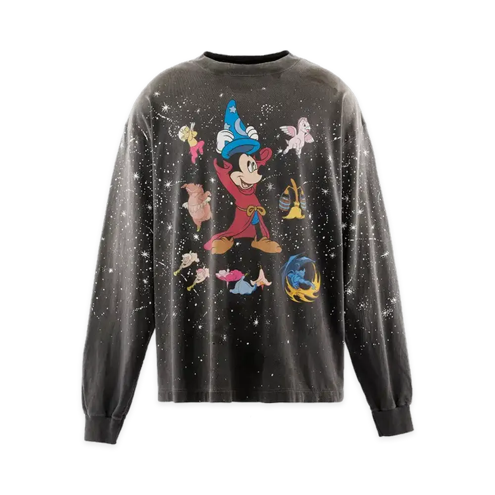 SAINT Mxxxxxx x Disney DSNY LS T-Shirt/Fantasia "Black"
