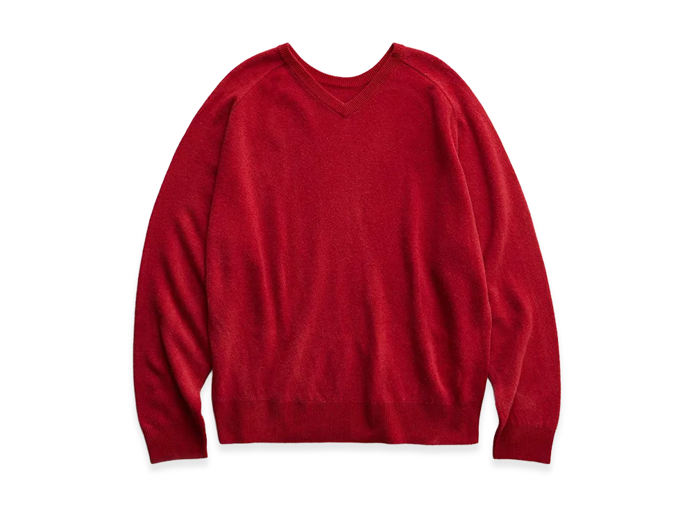 NICENESS Gibbons Vicuña Cashmere Double-Faced Sweater "Scaret"