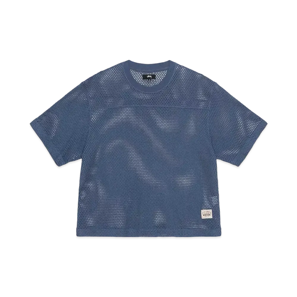Stussy Mesh Jersey Crew "Navy"