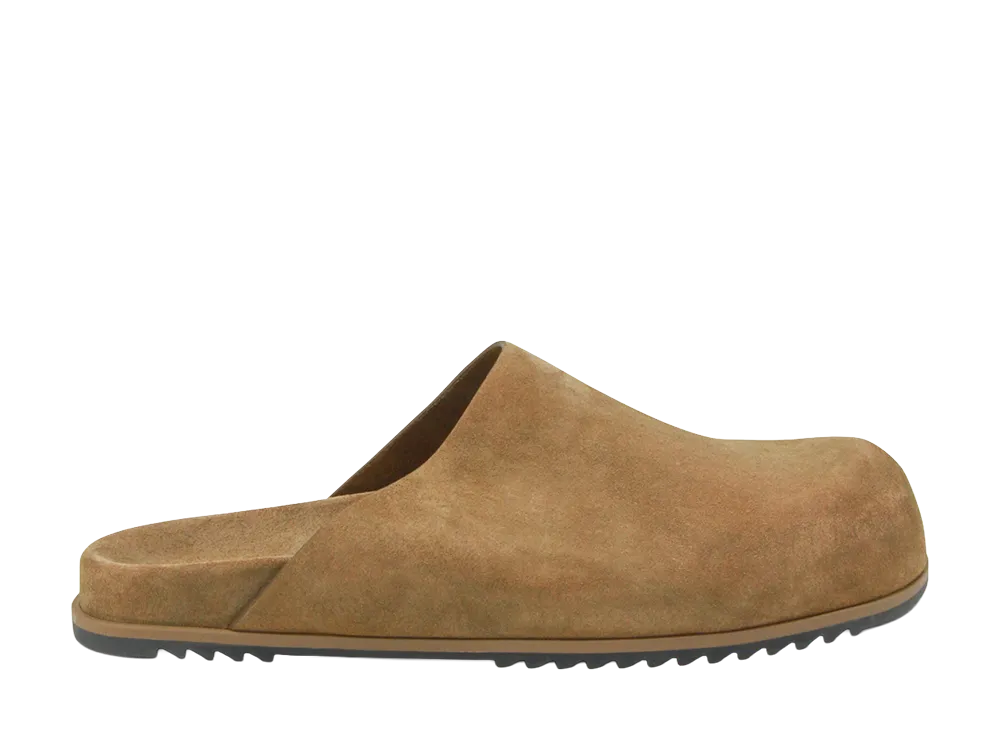 Rick Owens SS26 Suede Sandals "Brown"