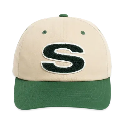 Stussy Low Profile Chenille S Snapback "Sand"