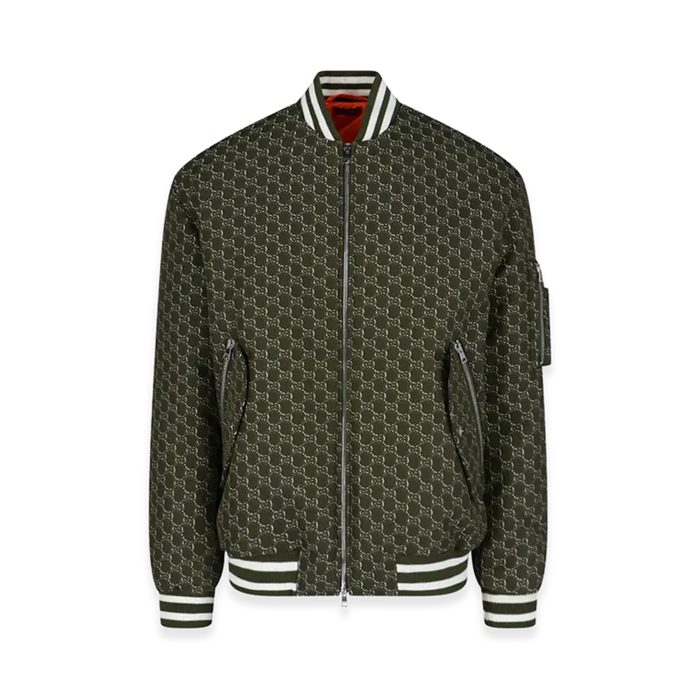 GUCCI Jackets "Printed/Green"