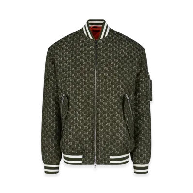 GUCCI Jackets "Printed/Green"
