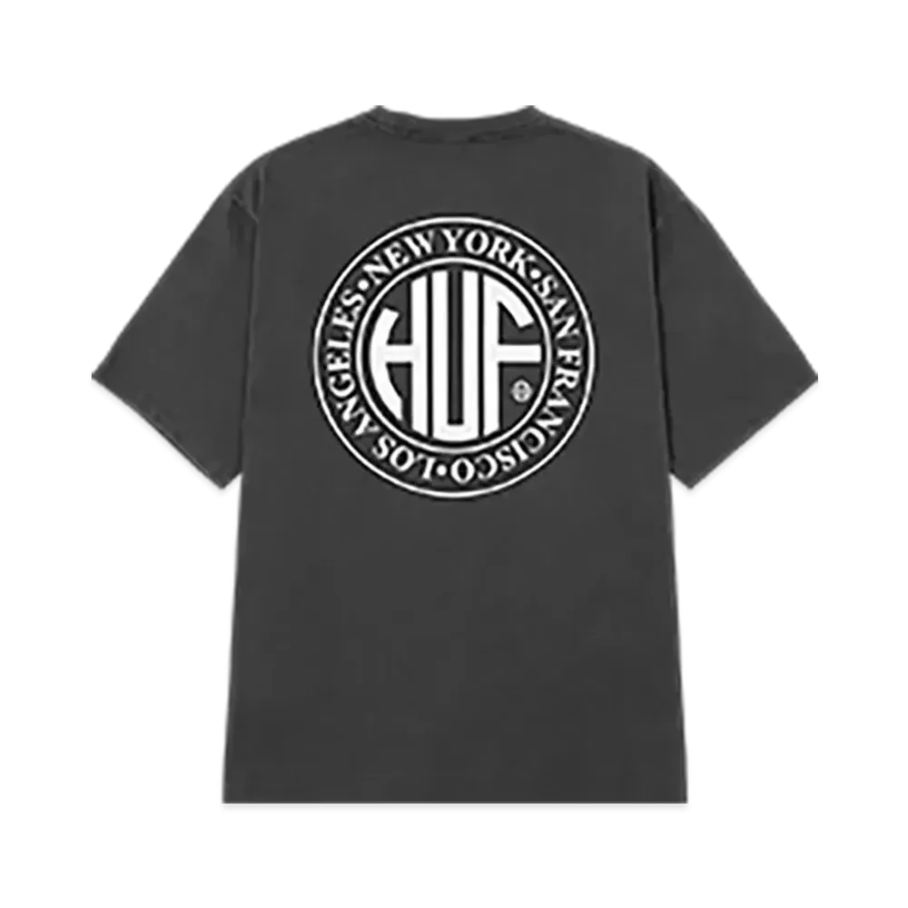 HUF Regional Washed T-Shirt "Black"