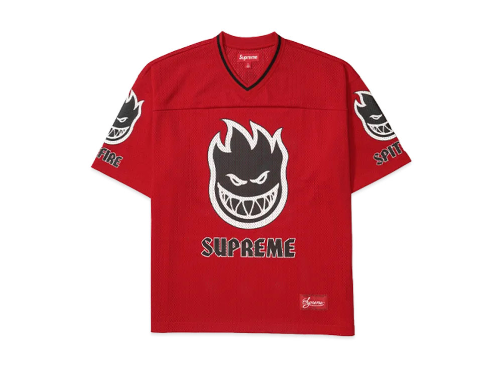 Supreme x Spitfire Football Jersey "Red"