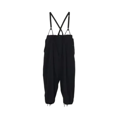 Yohji Yamamoto Y's TWILL STRIPE SUSPENDER PANTS "Navy"