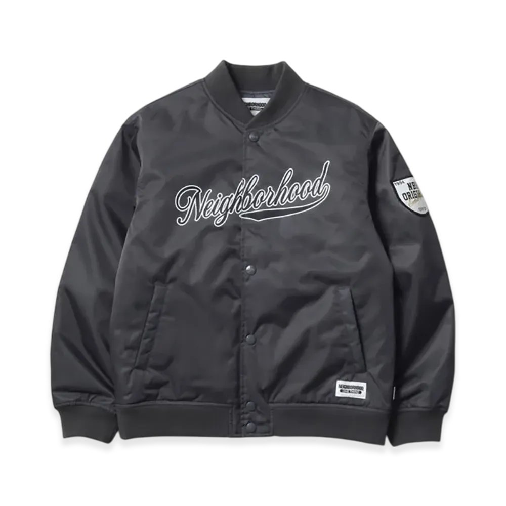 NEIGHBORHOOD Ot. Baseball Jacket "Charcoal"