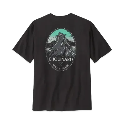 Patagonia Men's Chouinard Crest Pocket Responsibili Tee "Black"