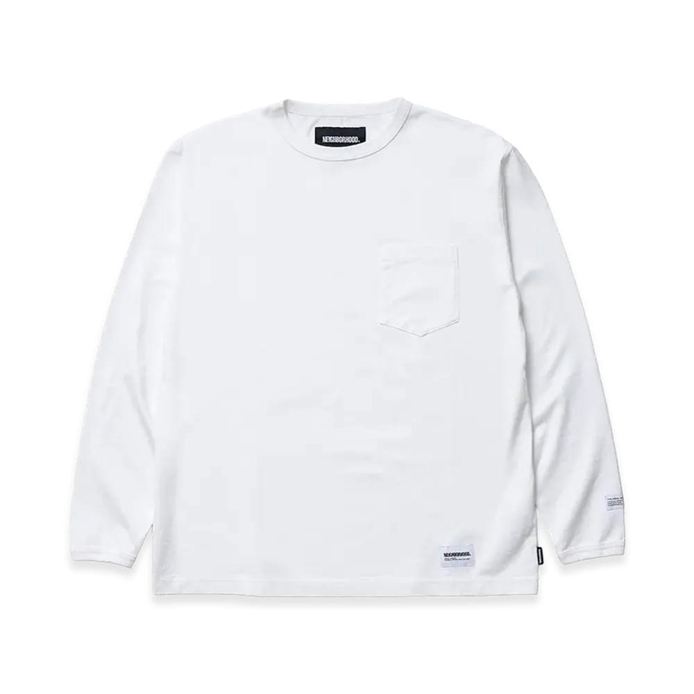 NEIGHBORHOOD Classic Crewneck LS "White"