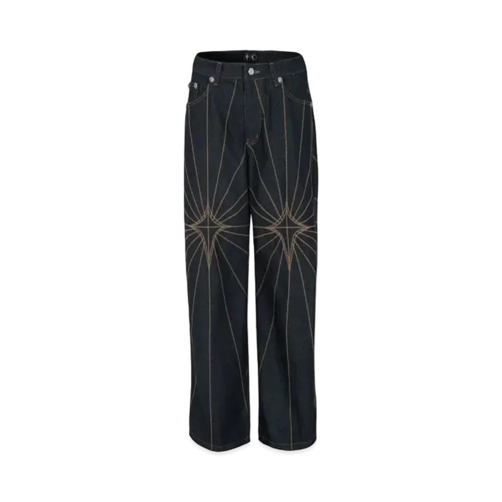 THUG CLUB Chain StiTCh Denim Pants "Indigo"