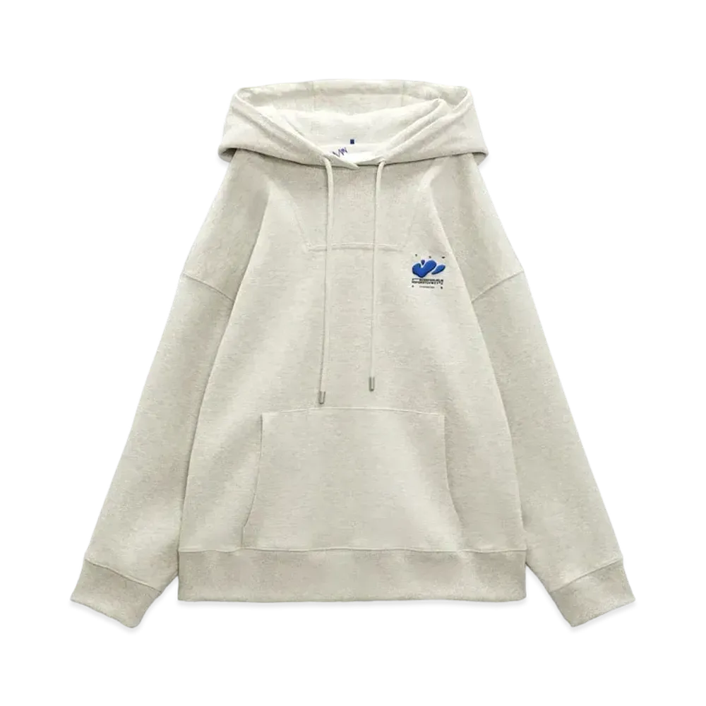 ADERERROR x ZARA Embroidery Hoodie "Gray"