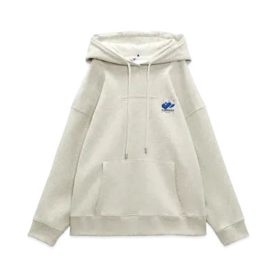 ADERERROR x ZARA Embroidery Hoodie "Gray"