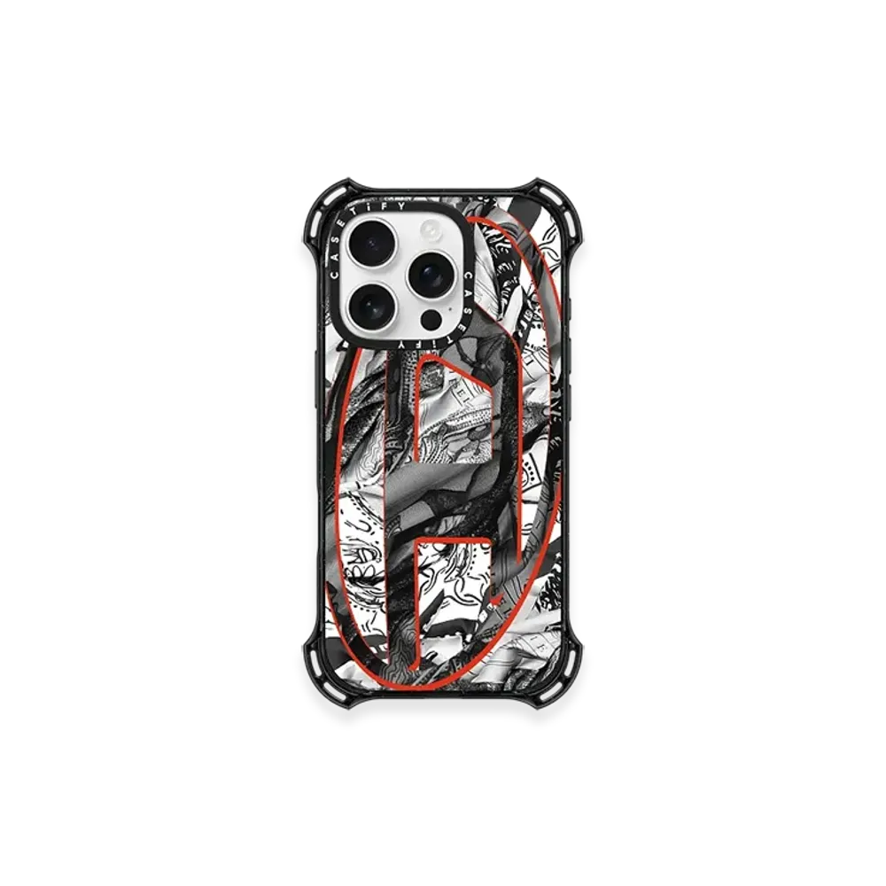 Diesel 60318 Casetify Moulded Case Iphone 16 Pro "Multicolor Block"