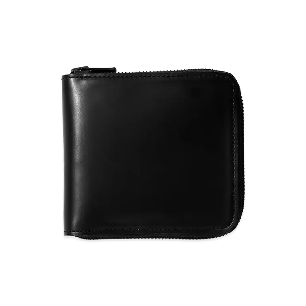 NEEDLES Single Wallet Steer Leather "Black"