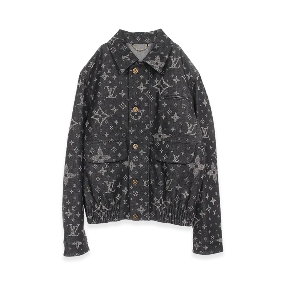 Louis Vuitton Monogram Denim Jacket Cotton "Black"