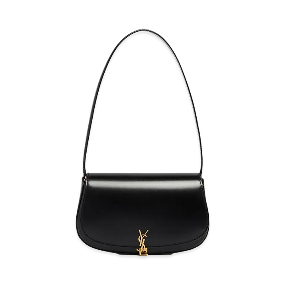 Saint Laurent Women's Demi Lune Shoulder Bag "Black"