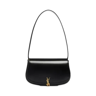 Saint Laurent Women's Demi Lune Shoulder Bag "Black"