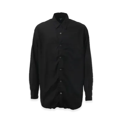 COMME des GARCONS HOMME Cotton Plain Shirts "Black"