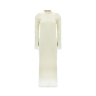 Jil Sander Women's Dress With Petticoat "White"