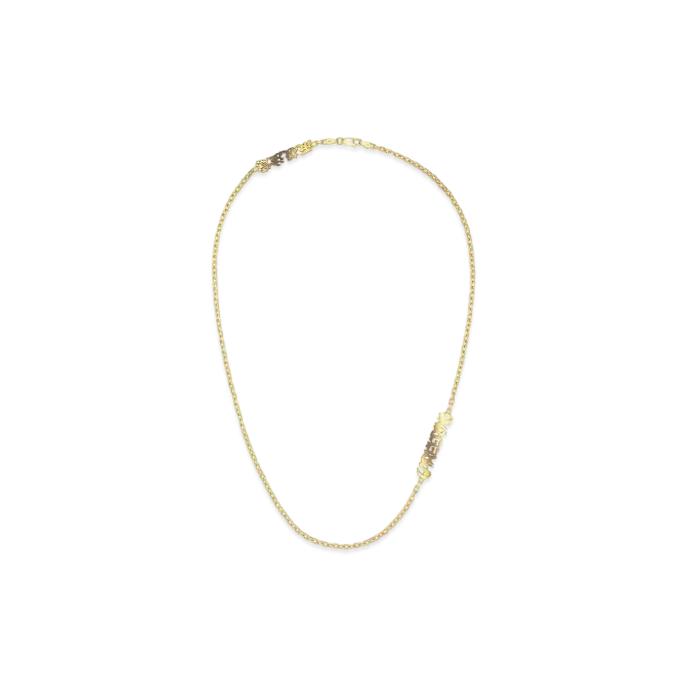 BlackEyePatch CAREERING Necklace "Gold"