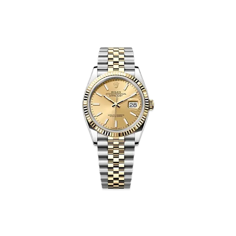 ROLEX Datejust 36 Oystersteel & Yellow Gold "Gold"