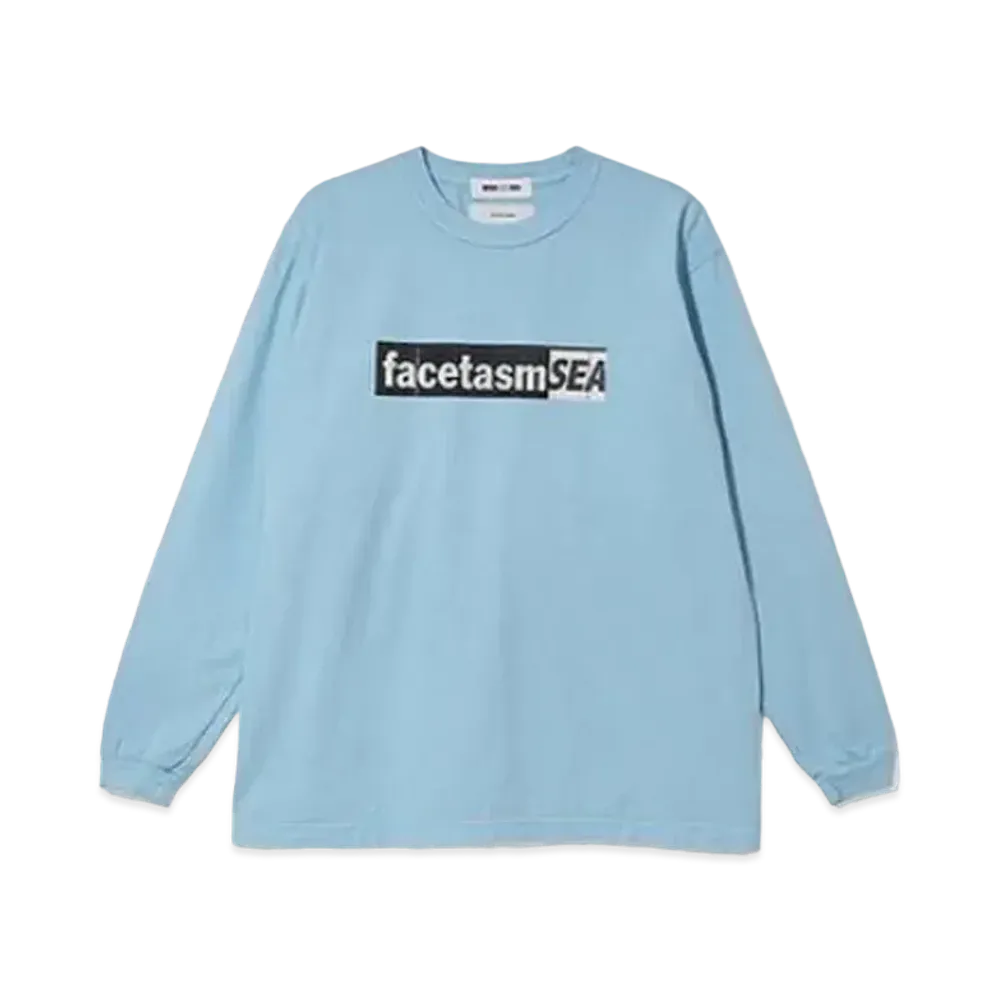 ウィンダンシー x ファセッタズム L/S Tシャツ "ブルー"