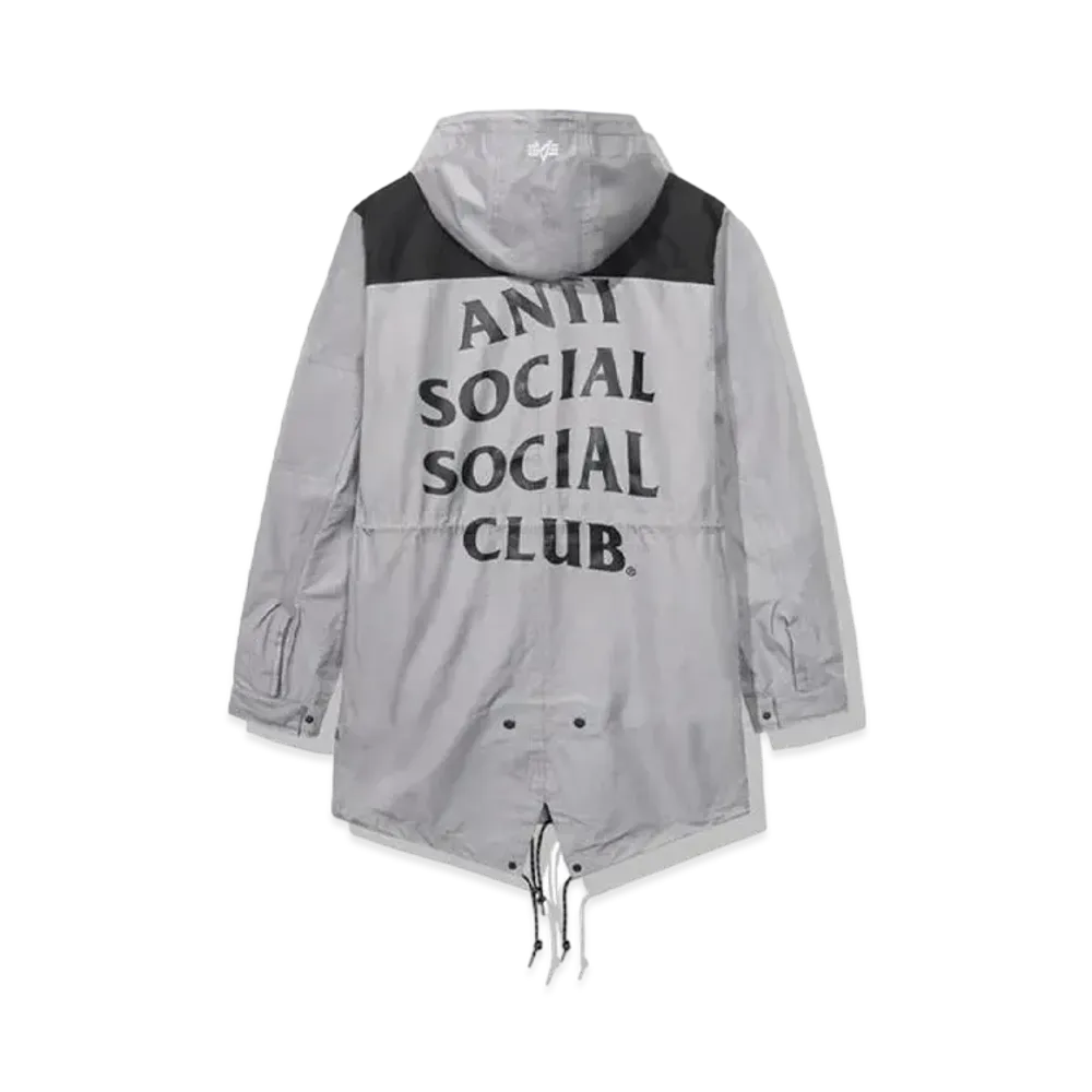 ANTI SOCIAL SOCIAL CLUB Salmon Alpha Jacket "Black" (FW20)