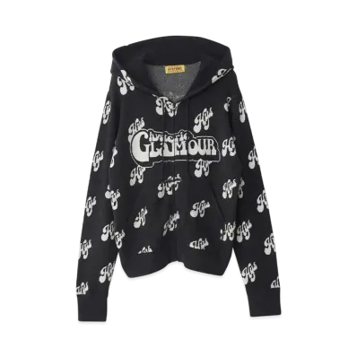 HYSTERIC GLAMOUR Swash Monogram Jacquard Parka "Black"