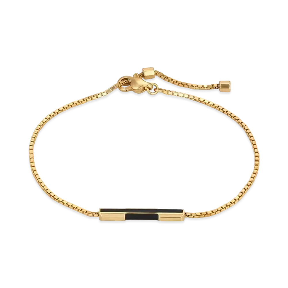 GUCCI LINK TO LOVE Bar Bracelet "Yellow Gold"