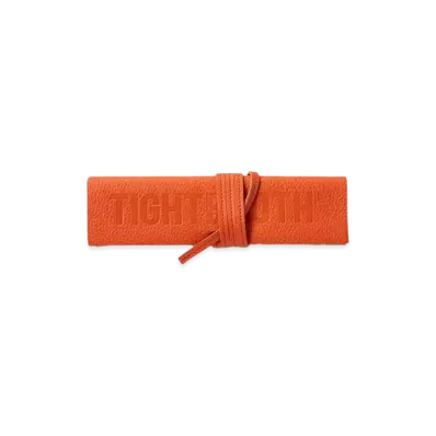 TIGHTBOOTH Leather Pen Case "Orange"