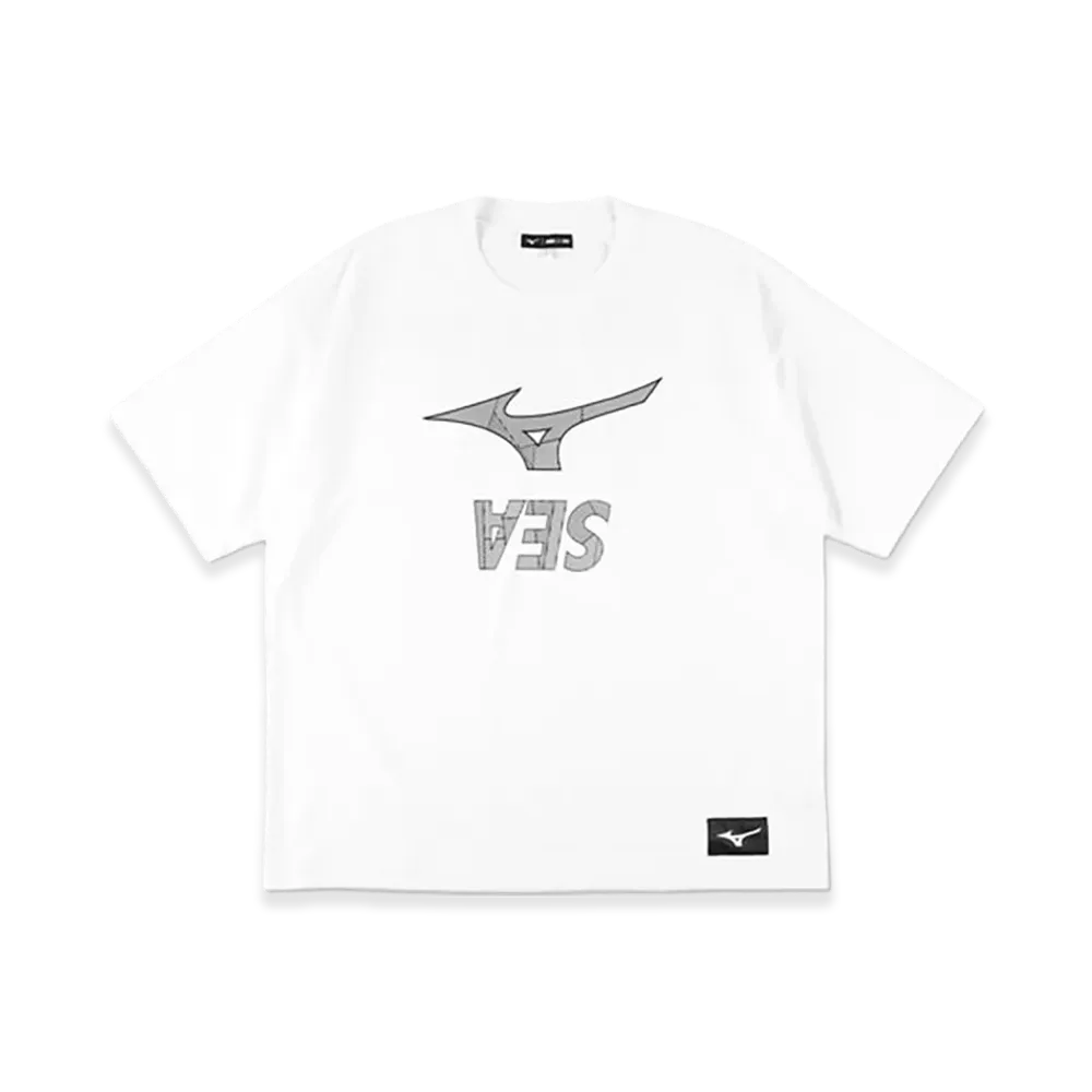 WIND AND SEA x MIZUNO Loose Fit S/S Tee "White"