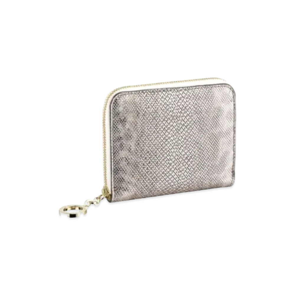 BVLGARI BVLGARI Zip Wallet "Beige"