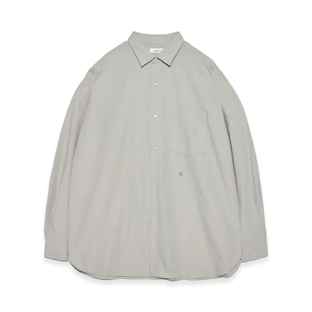 nanamica Regular Collar Wind Shirt "Gray"