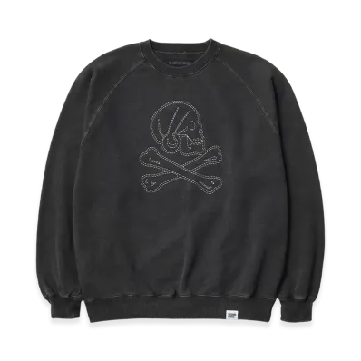 NEIGHBORHOOD Pigment Dyed Sweat Shirt LS "Black"