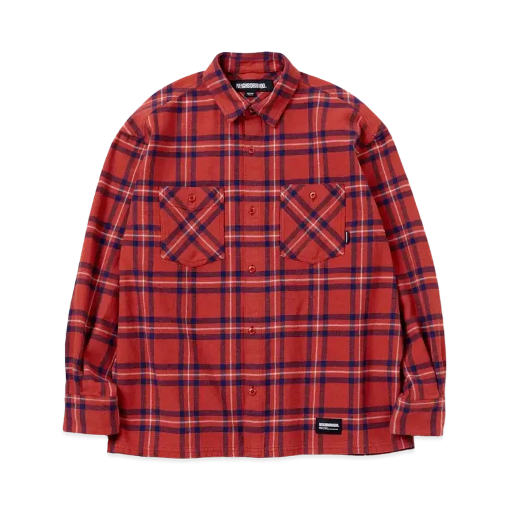 NEIGHBORHOOD Tartan Check Shirt LS "Red"