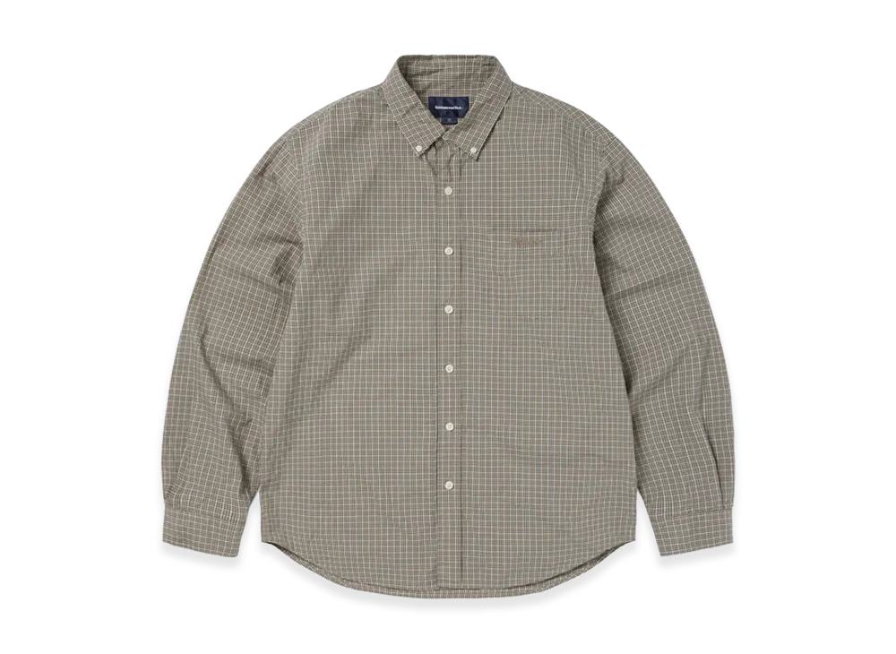 thisisneverthat Lightweight Plaid Shirt "Beige"