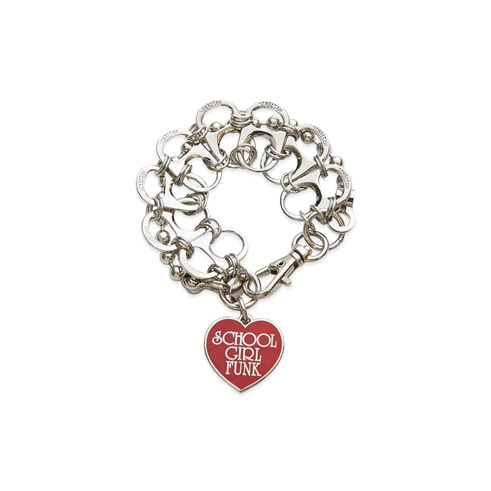 HYSTERIC GLAMOUR Women's Girl Funk Chain Bracelet "Silver"