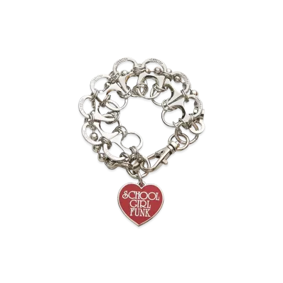 HYSTERIC GLAMOUR Women's Girl Funk Chain Bracelet "Silver"