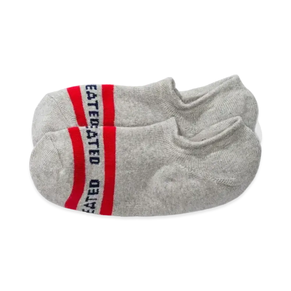 UNDEFEATED LOGO SOCK-PED - 05005 "Gray"