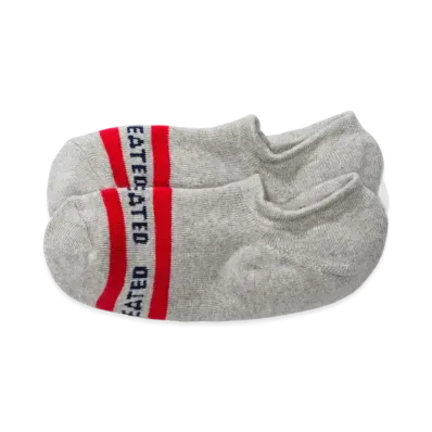 UNDEFEATED LOGO SOCK-PED - 05005 "Gray"