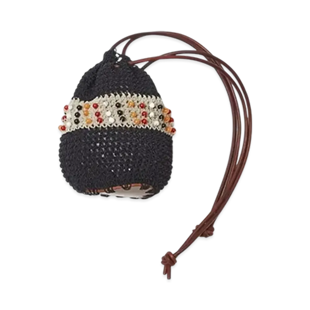 SUGARHILL Knitting Beads Bag Small "Black"