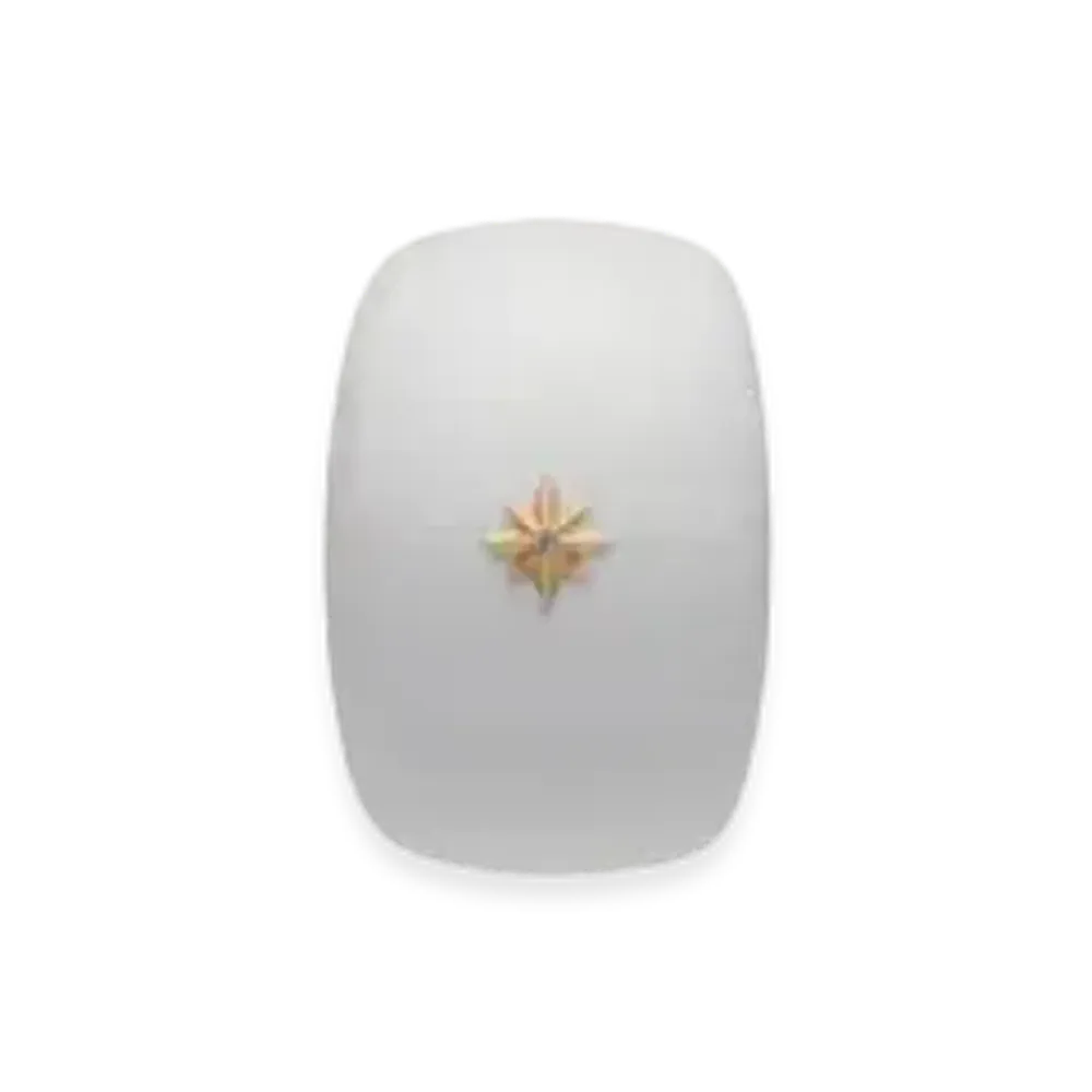 Maison Margiela Enamel Chunky Ring "White/Gold"