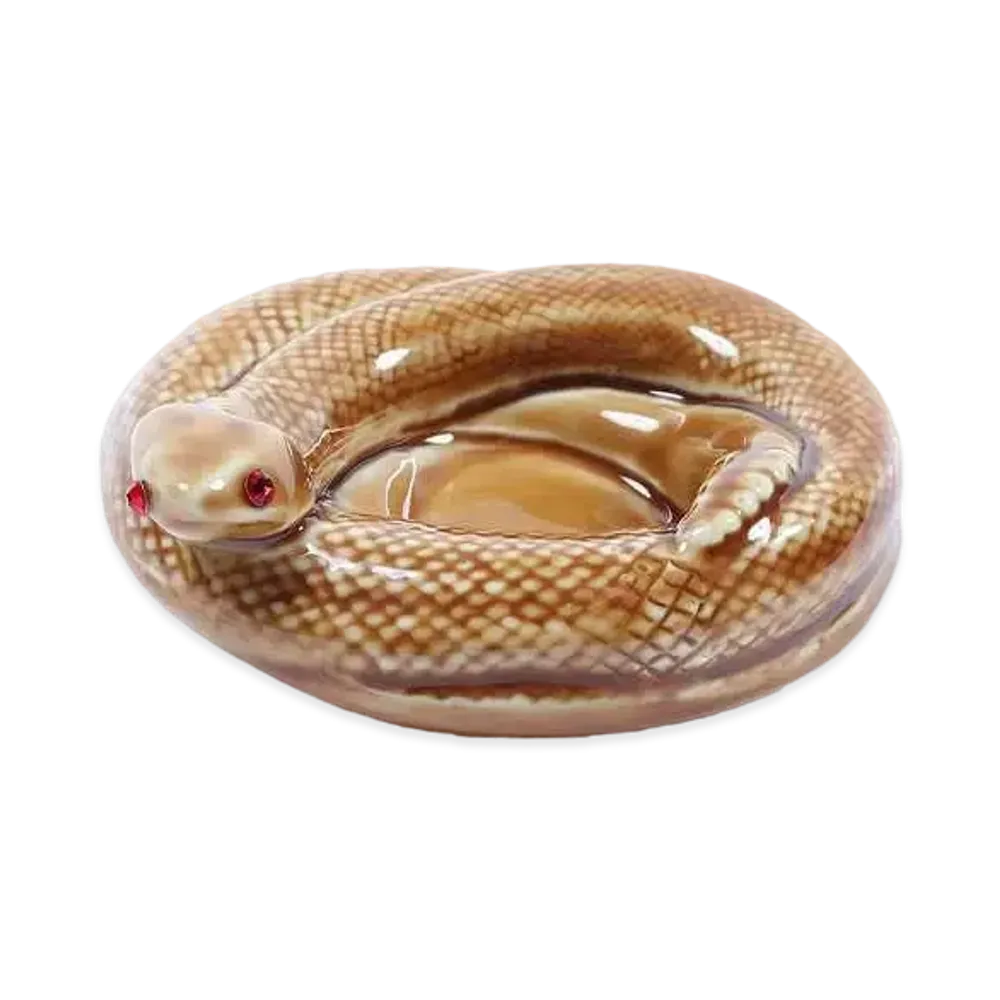 WACKO MARIA Wolf's Head / Snake Ashtray "Beige"