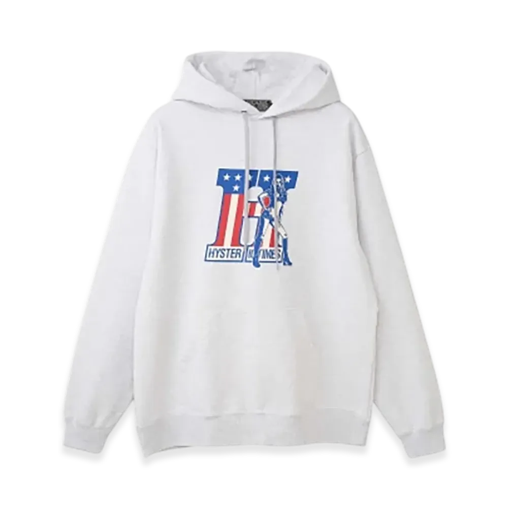 HYSTERIC GLAMOUR H Times Hoodie "Top Gray"