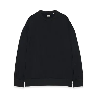 nanamica Polyester Jersey L/S Tee "Black"