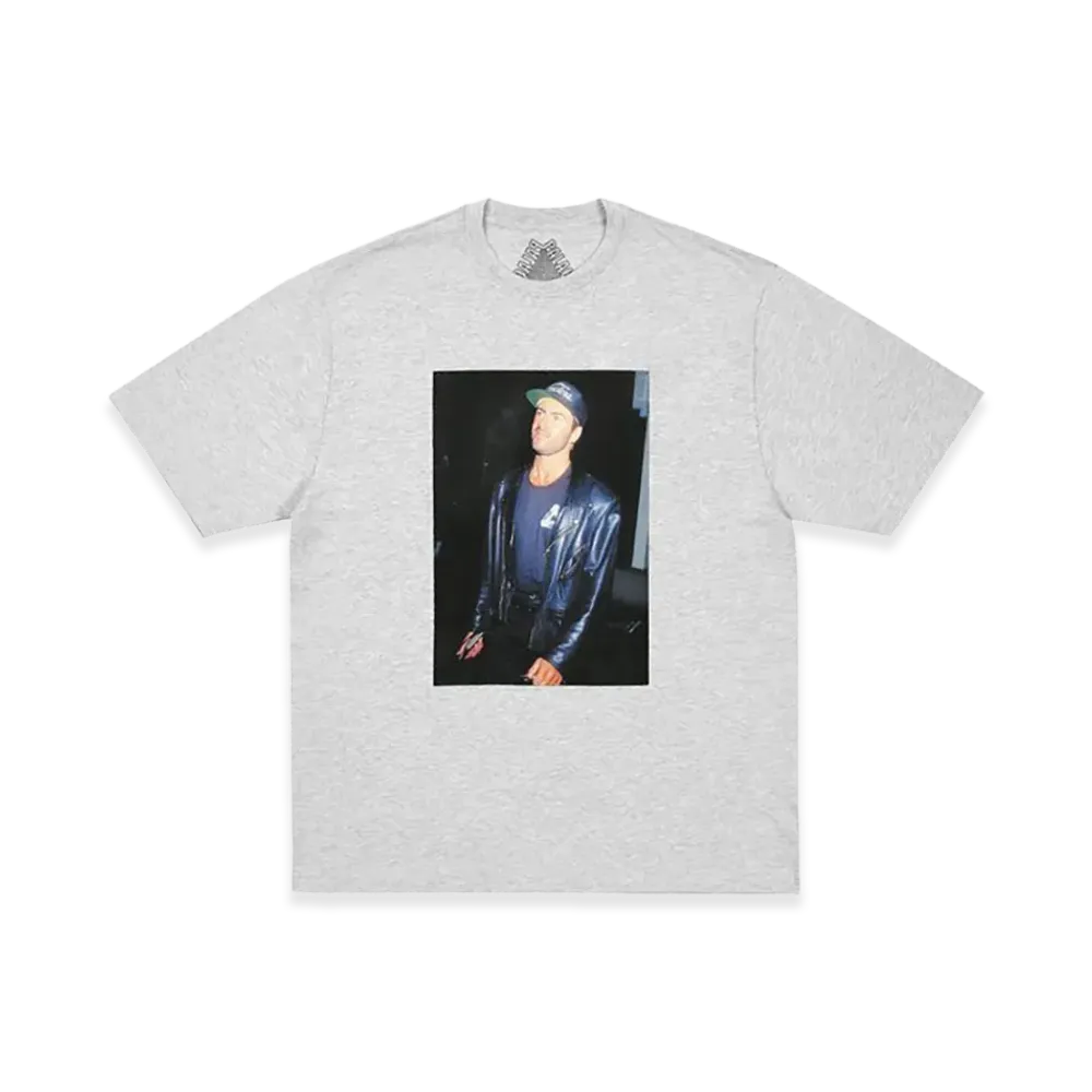 PALACE George Michael T Shirt "Grey Marl"