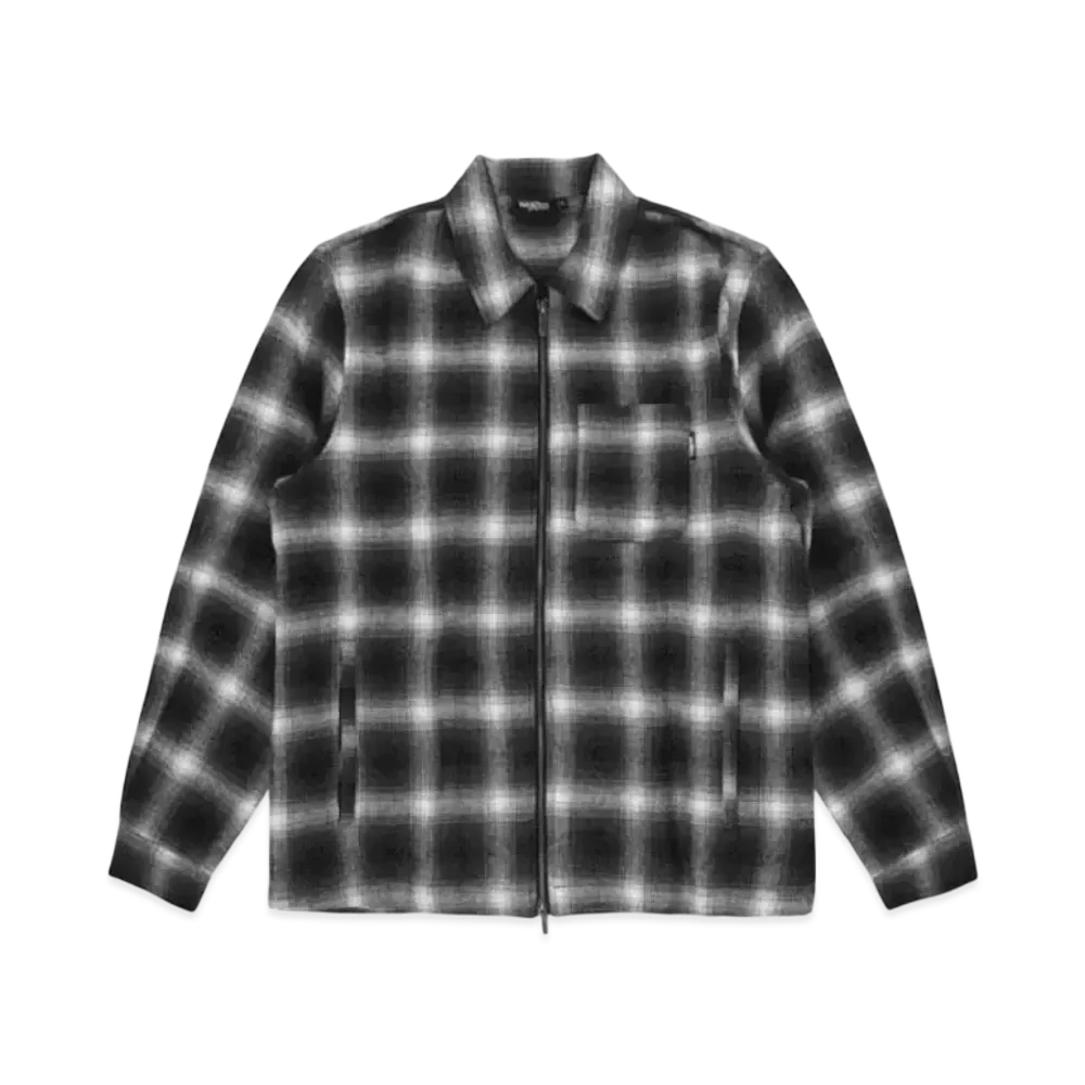 WASTED PARIS Shirt Zip Shadow Method "Black"
