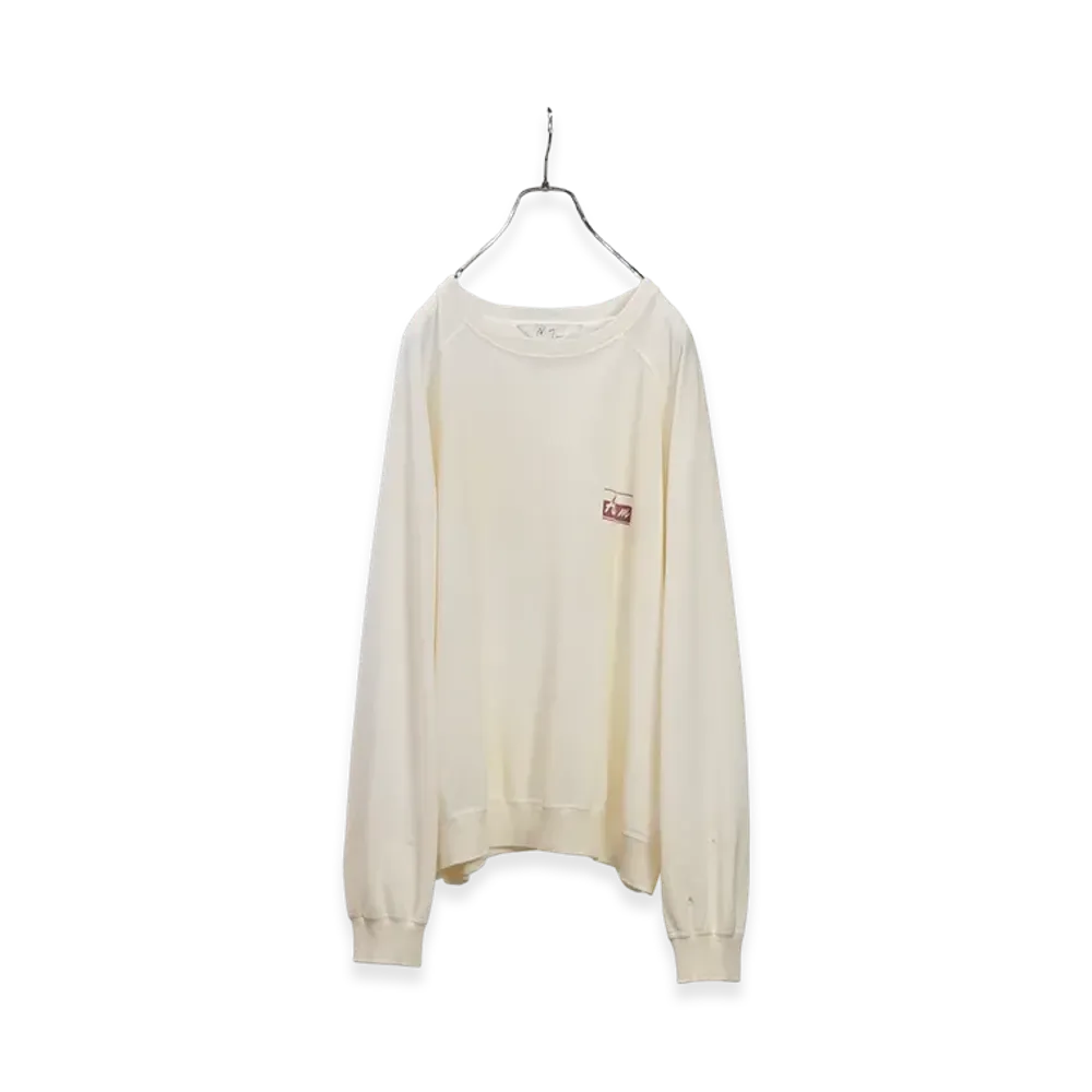 ANCELLM Light Loop Sweat Shirt "White"