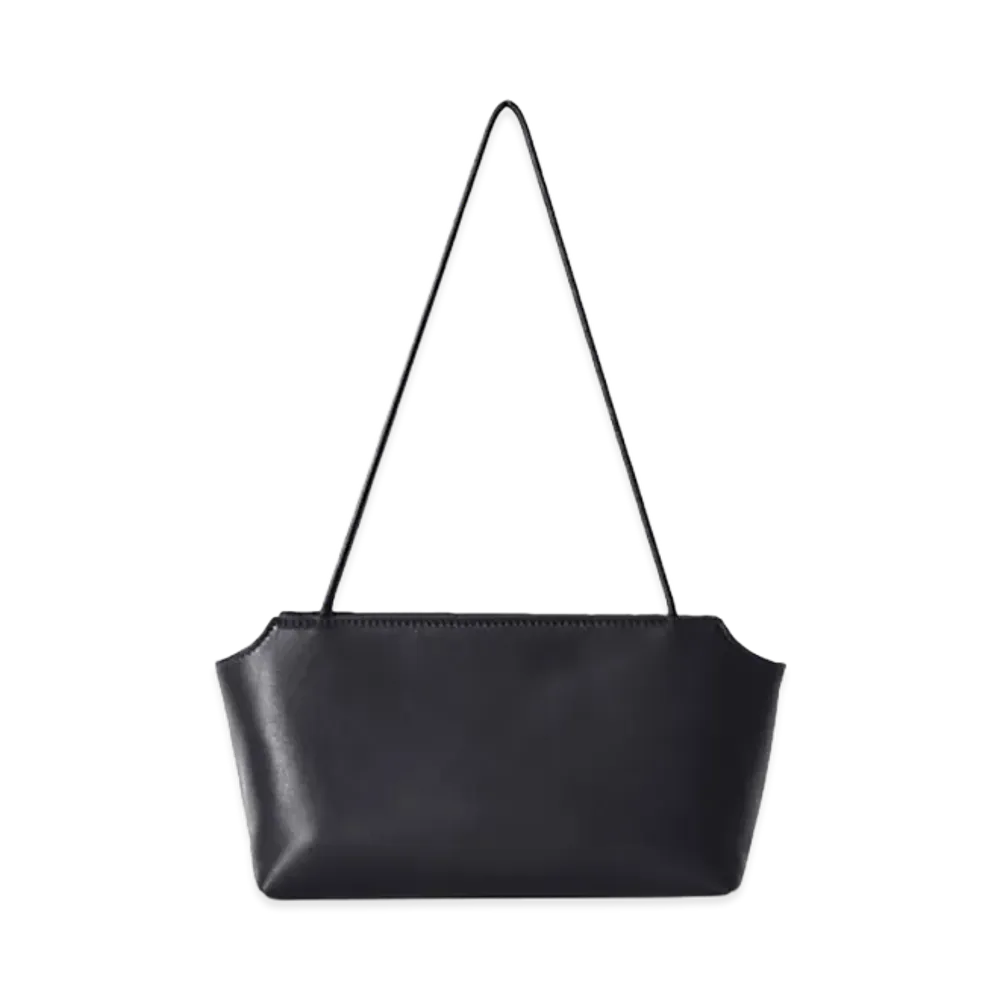 The Row Women's Terrasse Leather To-Go Bag "Dark Navy"