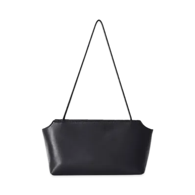 The Row Women's Terrasse Leather To-Go Bag "Dark Navy"